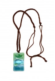 Glass Pendant Necklace